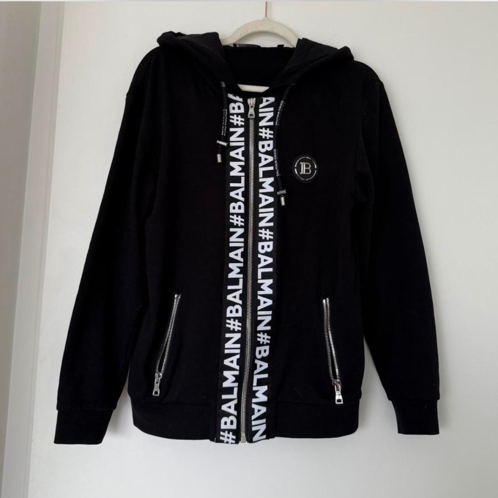 Balmain zip up hoodie men’s